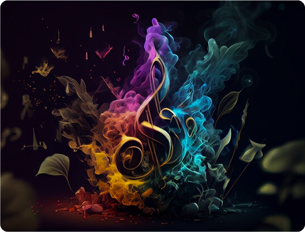 sound to painting art